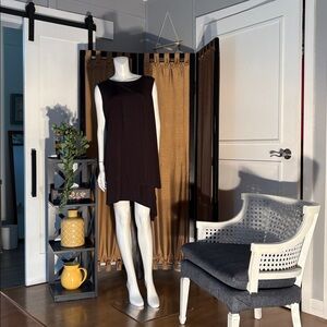 Sleeveless Layered Stretch Black Dress From Eva Verro